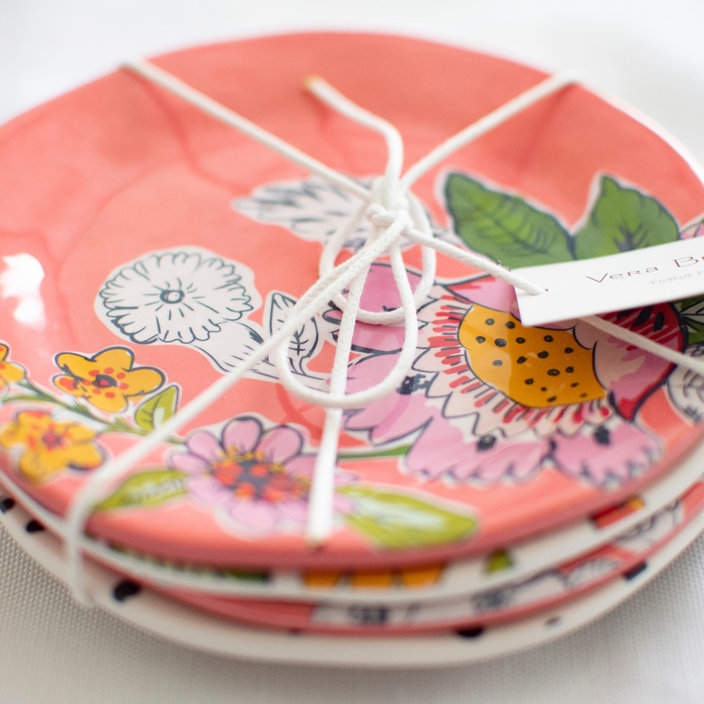Vera Bradley Tidbit Plates NWT